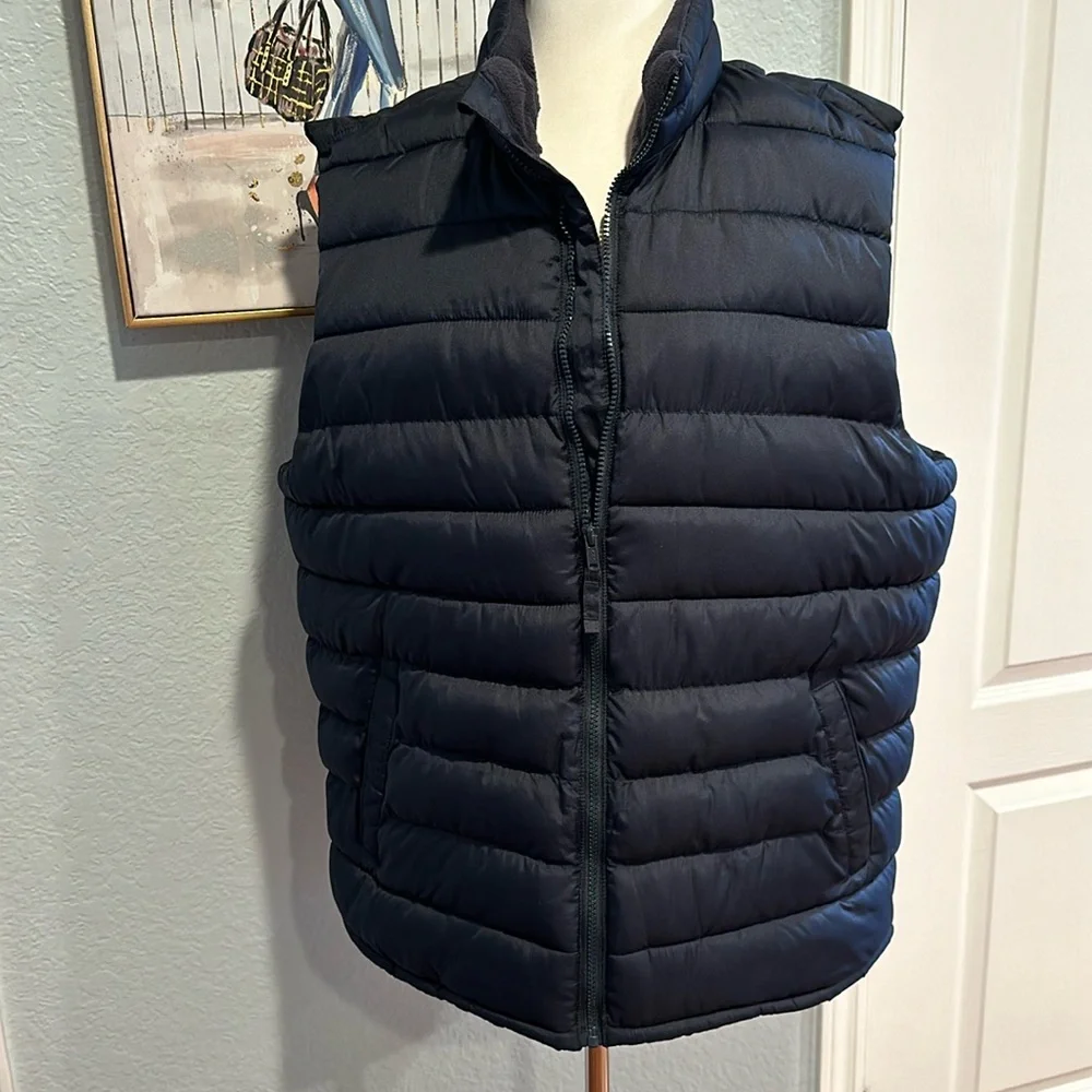 Mens Old Navy Puffer Zip-Up Vest • Sz XL • NEW!